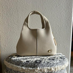 Coach Lana 23 Beige With OG Box Dust Cover Long Belt CM545 Beige
