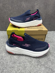 WMN Skechers Slip-ins Arch fit Max Cushion Navy Pink 2878