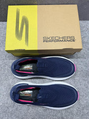 WMN Skechers Slip-ins Arch fit Max Cushion Navy Pink 2878