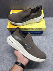 Skechers Go-Walk Slip-on Shoes Brown 9265