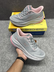 WMN Skechers Hyper Burst Slip-ins Charcoal Pink 6201