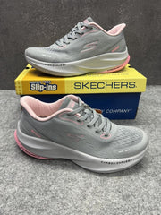 WMN Skechers Hyper Burst Slip-ins Charcoal Pink 6201