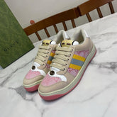 WMN Gucci GG Screener Sneaker Beige Pink