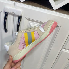 WMN Gucci GG Screener Sneaker Beige Pink