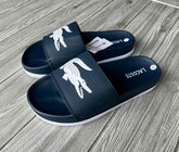 Lacoste Croco Slide Navy White