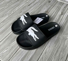 Lacoste Croco Slide Black