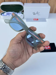 Rayban 0502 matt green blue