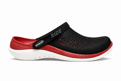 Crocs Literide 360 Red Black With Carry Bag