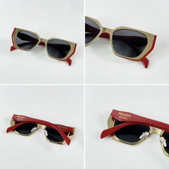 PRADA WMNS 018 Gold Black Red
