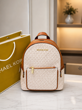Michael Kors Kenly Medium Adina Backpack 100805 Beige Brown