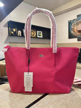 Lacoste Leather Tote Hot Pink Premium With OG Packing