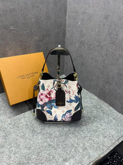 Louis Vuitton All BB Bag Monogram White Eden collection Floral Pattern Monogram With OG Box Dust Cover & Carry Bag 60429 White Flowers