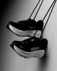 Hoka Bondi 9 Black White