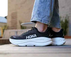 Hoka Bondi 9 Black White