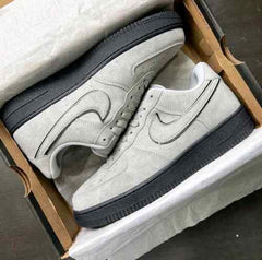 Nike AIR FORCE SUEDE BLACK GREY FOR MEN
