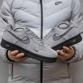 Nike airforce 1 07 lv8 se reflective swoosh cool grey