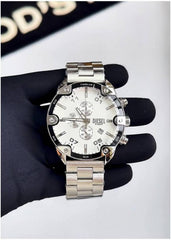 Diesel Spiked silver white