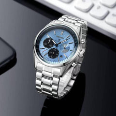 Seiko Prospex Chronograph Silver ky blue