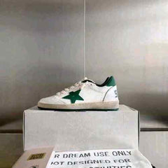 Golden Goose Ballstar White Green Sneakers