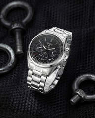 Seiko Prospex Chronograph Silver Black