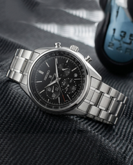 Seiko Prospex Chronograph Silver Black