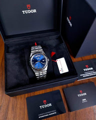 Tudor Royal automatic silver blue