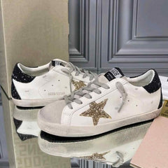 Golden Goose Gold White Black