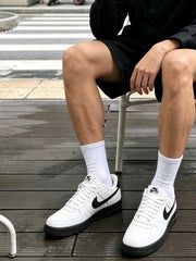 Nike AirForce 1 Low WHITE BLACK MIDSOLE 151