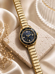 Swarovski Dextera Crystal Gold Black