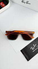 rayban orange brown 0502