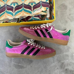 adidas x Gu Gazelle Pink velvet
