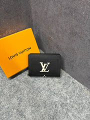 Louiis Vuitton Portefeuille Clea Bifold Black Cream Wallet Monogram Empreinte Tourterelle With OG Box Dust Cover & Carry Bag M80152 Black Silk Screen