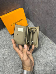 Louis Vuitton Portefeuille Clea Bifold Khakhi Wallet Monogram Empreinte Tourterelle With OG Box Dust Cover & Carry Bag M80152 Khakhi Silk Screen