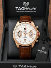 Tag heuer carrera calibre 17 brown white