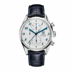 TAG Heuer Carrera Calibre 1887 Automatic Chronograph blue and white
