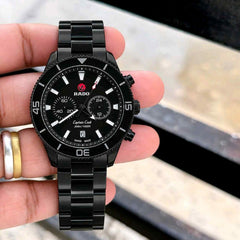 RADO CAPTAIN COOK ALL BLACK F404