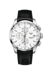tissot couturier black silver white dial F407