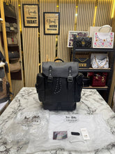 COACH HITCH BACKPACK WITH TAG AND DUST BAG FULL BLACK (2722)