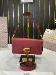 Coach Tabby 26 Wine Red With OG Box & Dust Bag Burgundy Wine Red
