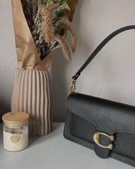 Coach Tabby 26 Black With OG Box & Dust Bag Black