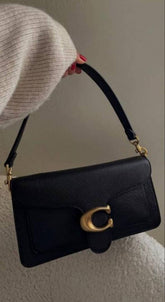 Coach Tabby 26 Black With OG Box & Dust Bag Black