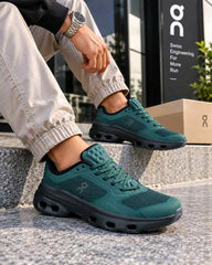 On Cloud pulse 2 Obsidian Black Green 2711