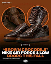Nike Airforce 1 Low Fauna Brown Croc