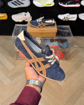 Wmns Versace x Onitsuka Tiger TAI CHI Sakura Suede Blue Low Top Sneakers