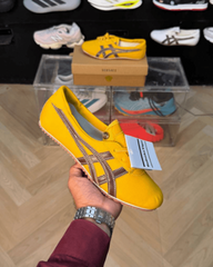 Wmns Versace x Onitsuka Tiger TAI CHI Sakura Suede Yellow Low Top Sneakers