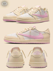 Travis Scott X Air Jordan 1 Low OG Shy Pink Semi Ua 760