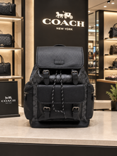 COACH SPRINT LARGE BACKPACK WITH DUSTCOVER PACKING 059 BLACK BLACK