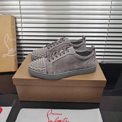 Christian Louboutin Loius Jr. Spikes Canopy Phantom Grey