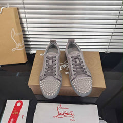 Christian Louboutin Loius Jr. Spikes Canopy Phantom Grey