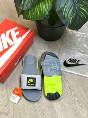 Nike Airmax 90 Premium Grey Neon Flip Flop